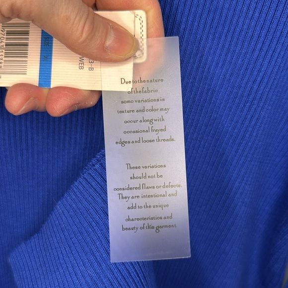 Nanette Lepore Sweater Blue, Cropped, Stud Detail, in Size L,‎ XL  NWT - Picture 14 of 15